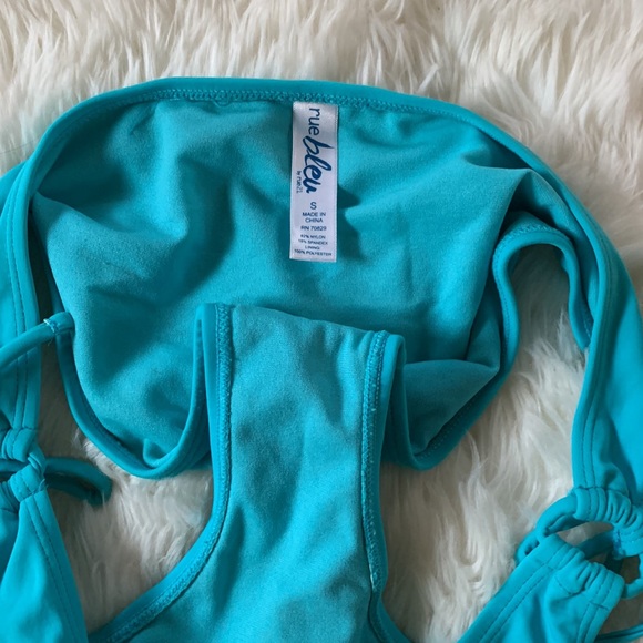 RueBleu Blue swim bottoms - Picture 3 of 3